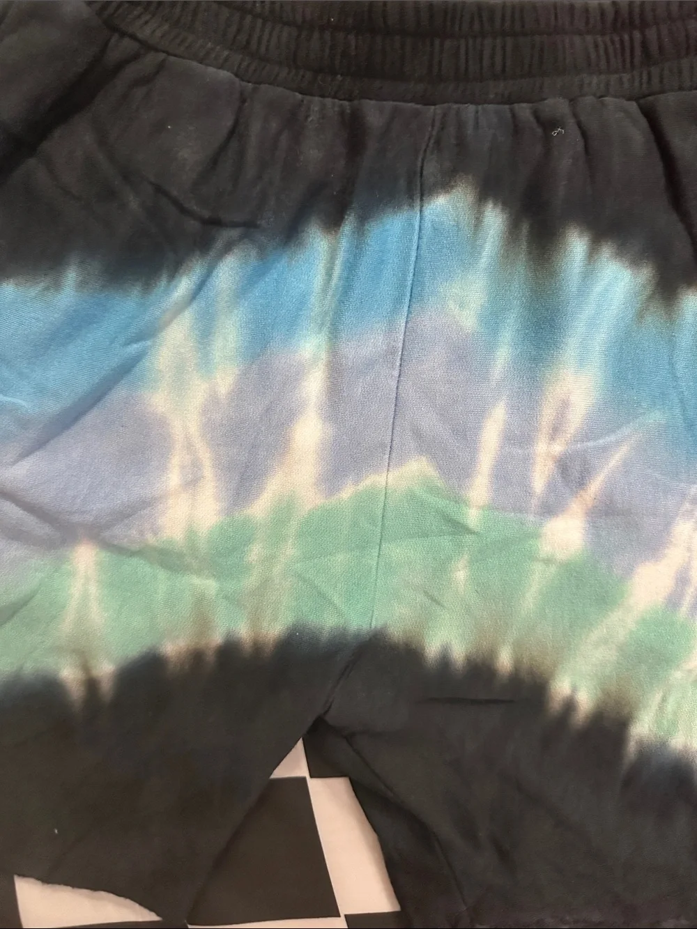 Fairwell Kids Black, Blue & Green Tie-Dye Colorful Burst Accent Set 8/10